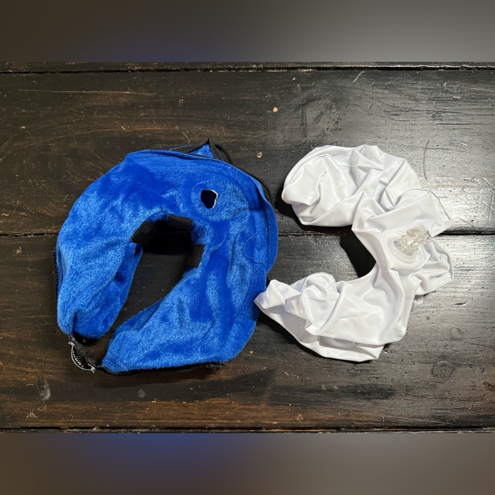 Blow up dog doughnut collar/ think cone of shame